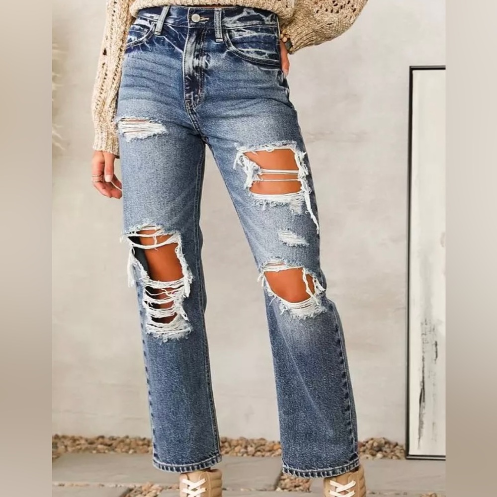 KanCan Signature High Waisted Straight Jean